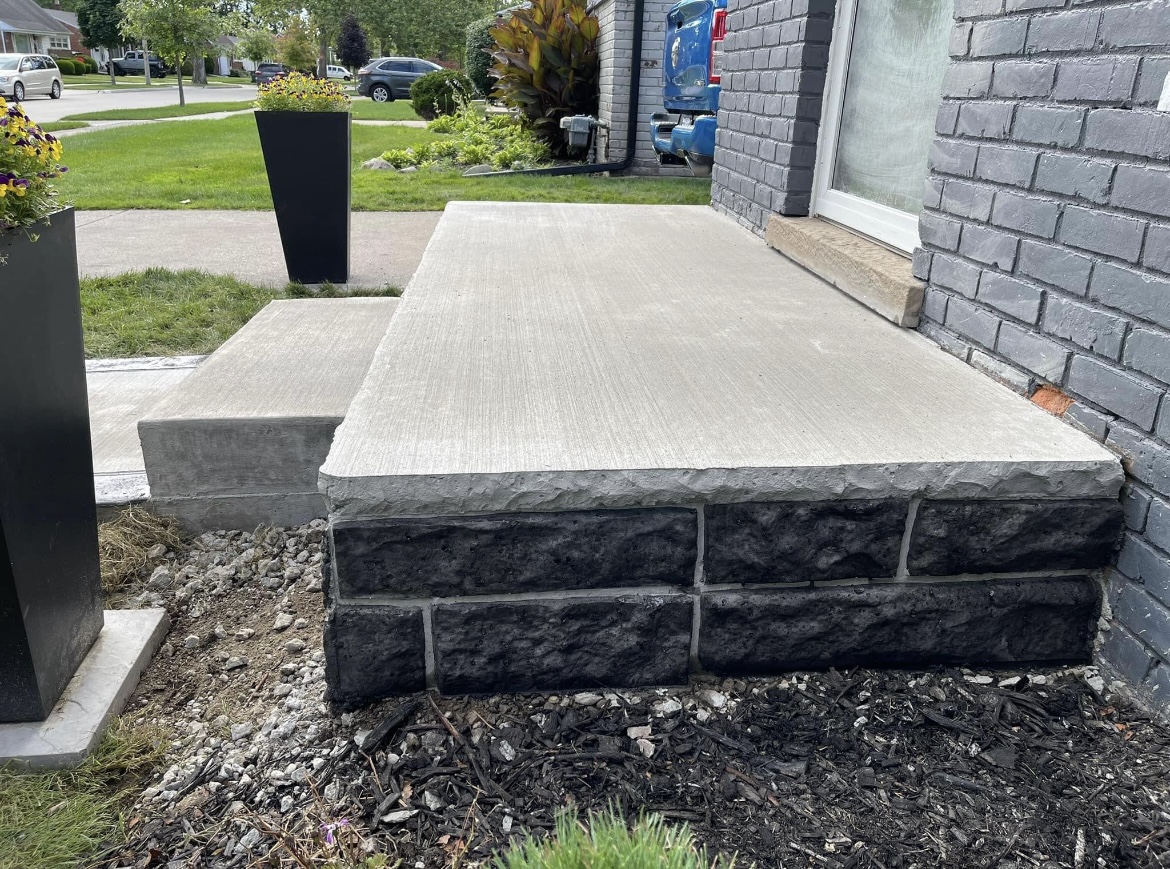 Stamped compass detail