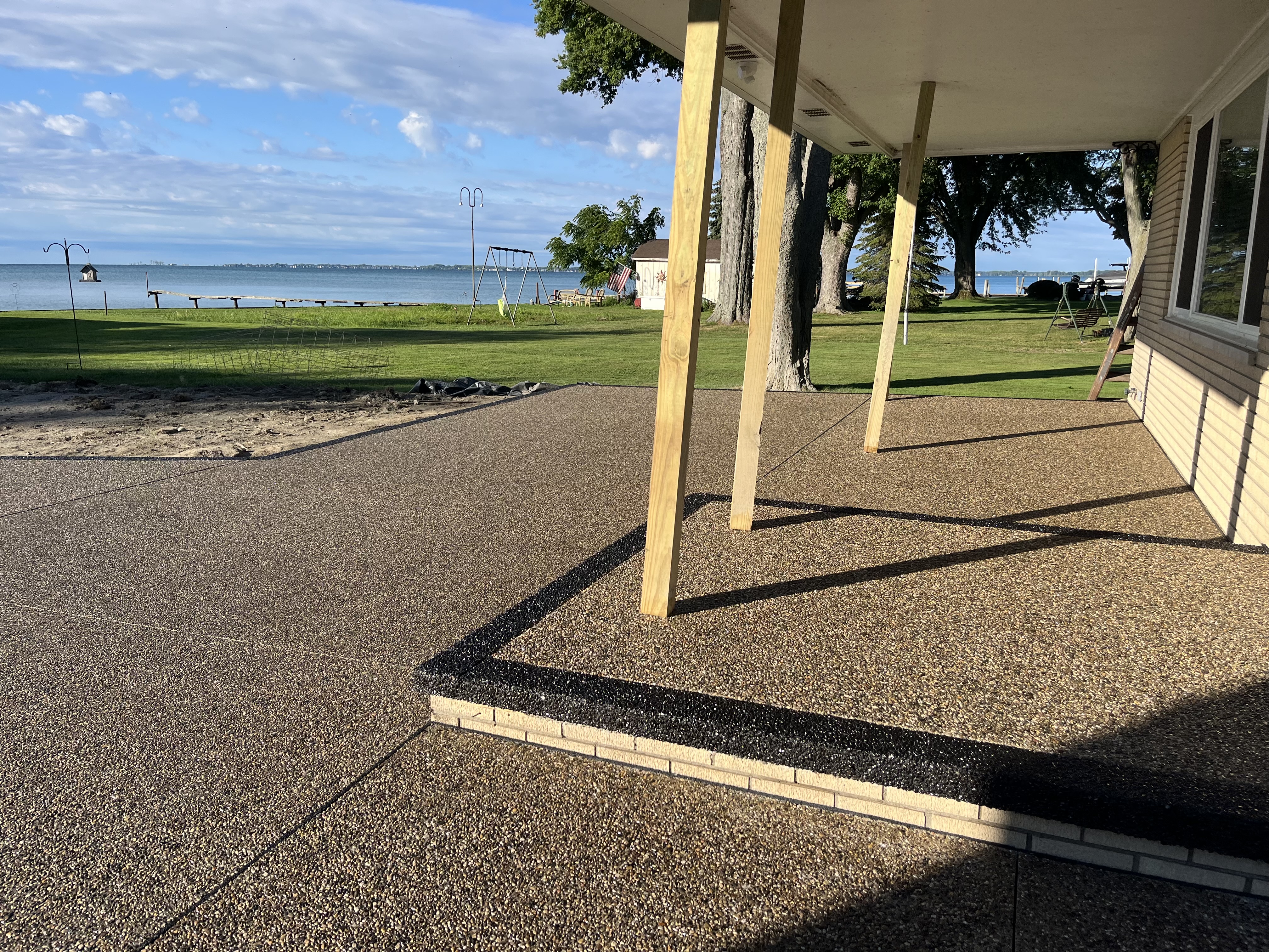 Concrete driveway replacement in St Clair Shores MI