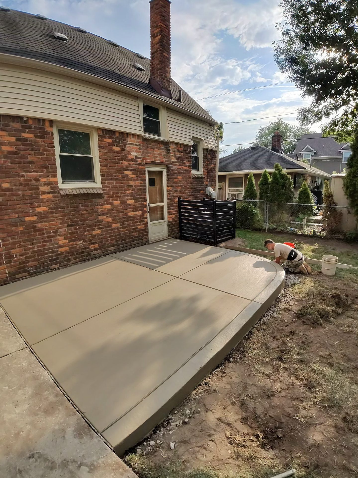 Concrete patio in Berkley MI
