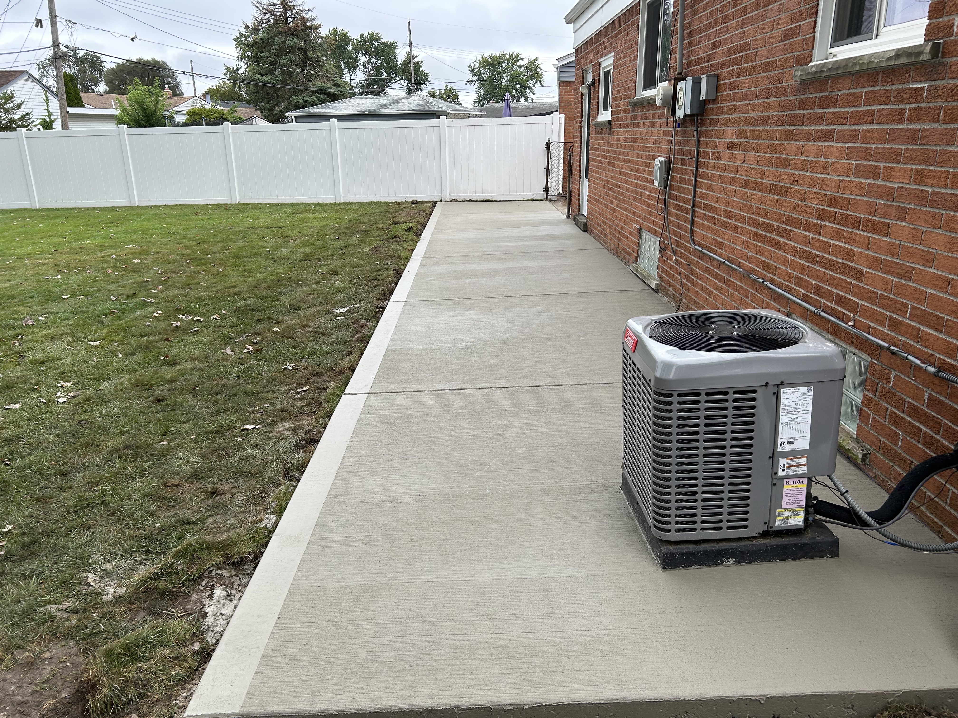 Backyard patio project