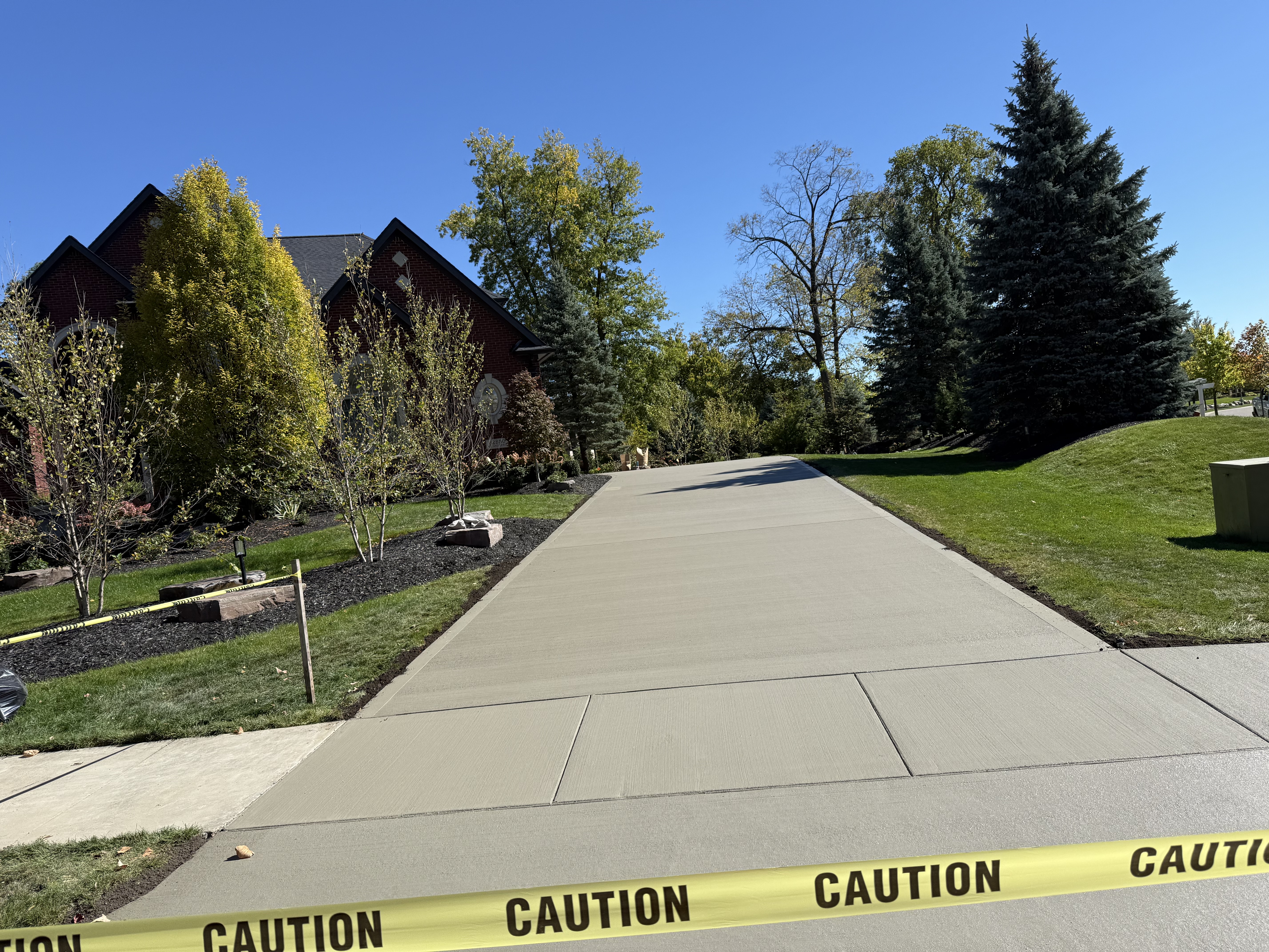 Concrete driveway replacement in Hazel Park MI