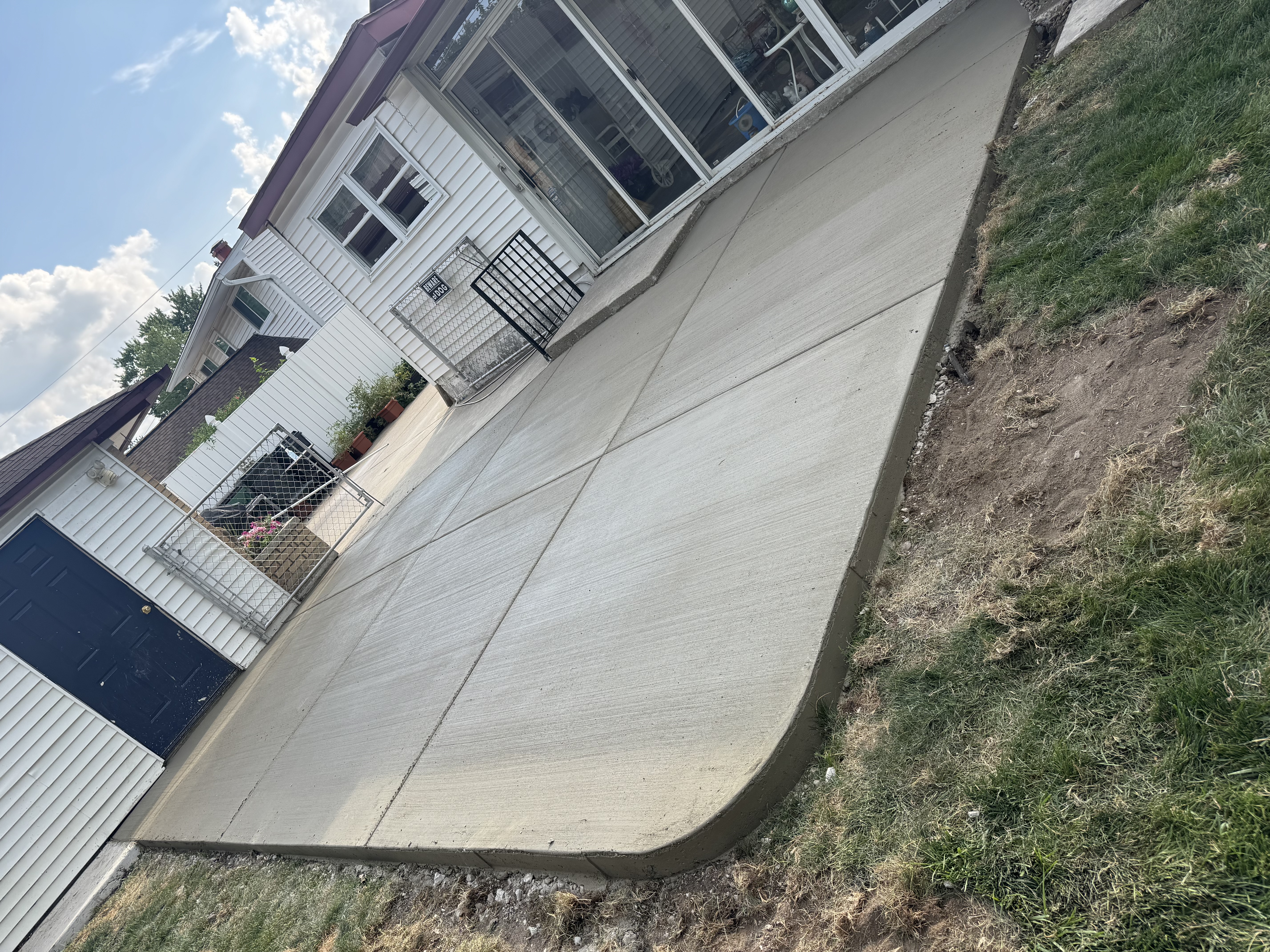 Concrete patio project